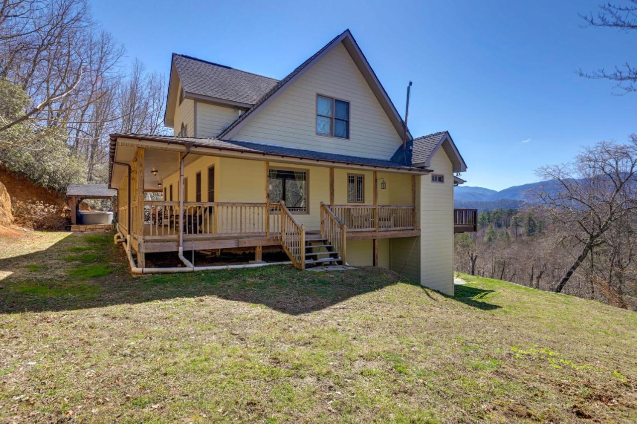 Beautiful Bryson City Home With Hot Tub And Mtn Views! Eksteriør bilde